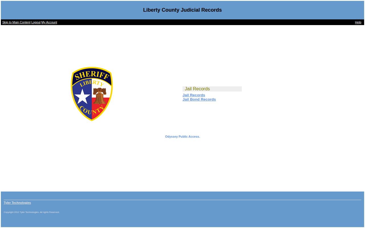 Liberty County released mugshot portal access state